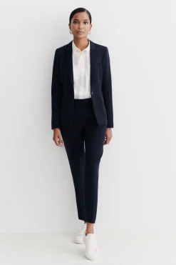 Blazer Antea Bleu Marine Femme*CAROLL Store