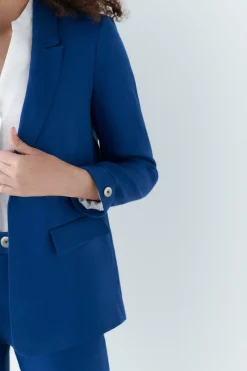 Blazer Randine Bleu Femme*CAROLL New