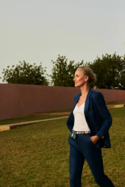 Blazer Randine Bleu Femme*CAROLL New