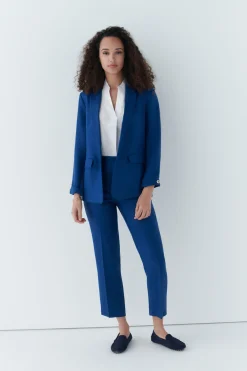 Blazer Randine Bleu Femme*CAROLL New