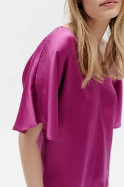 Blouse Cselma Violet Clair Femme*CAROLL New