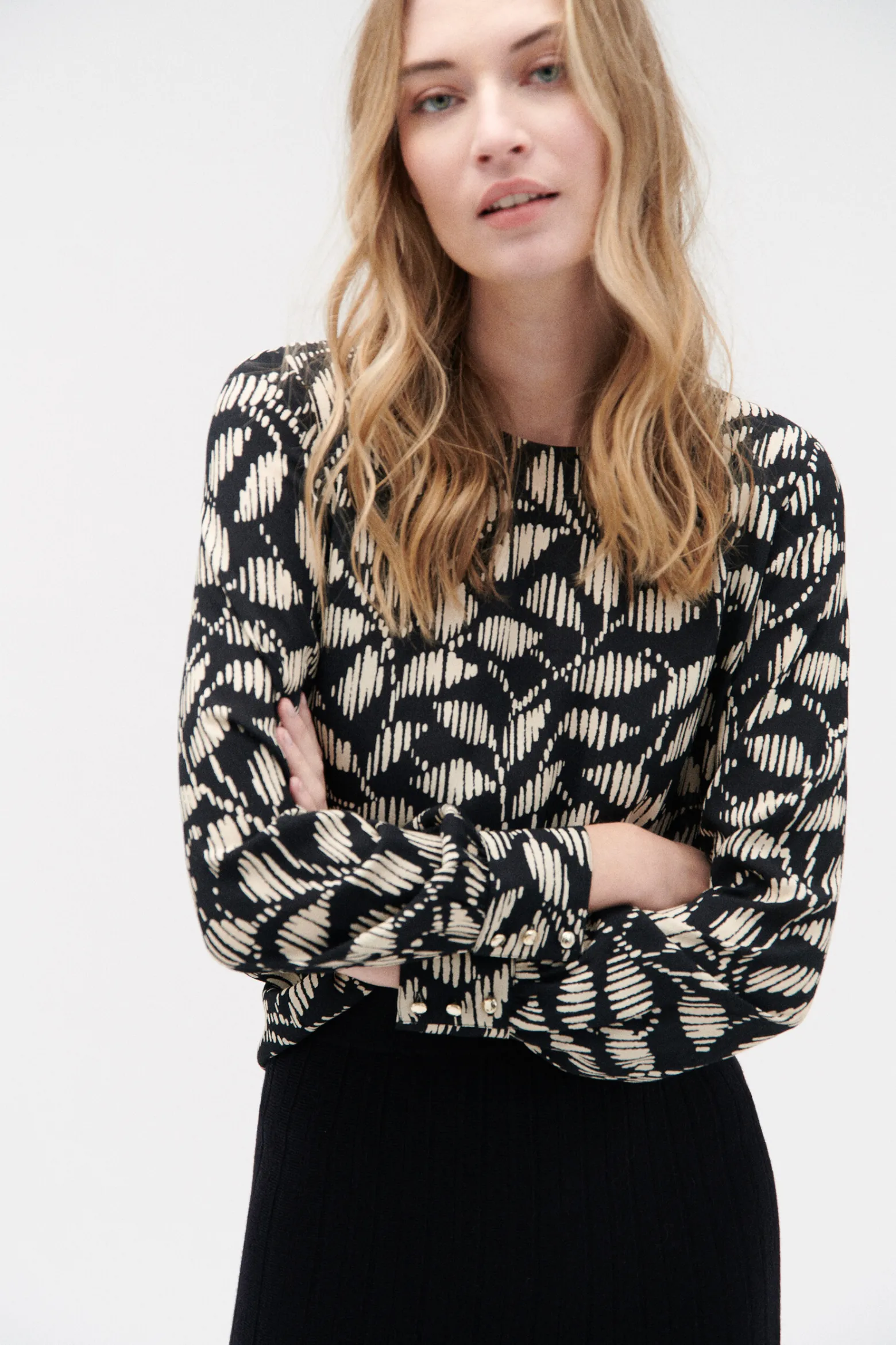Blouse Lena A Motifs Femme*CAROLL Store