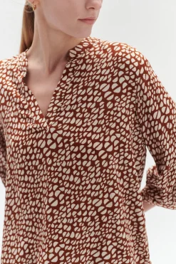 Blouse Samson A Motif Femme*CAROLL Sale