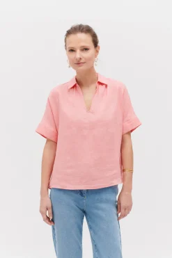 Blouse Sonia 100% Lin Femme*CAROLL Best