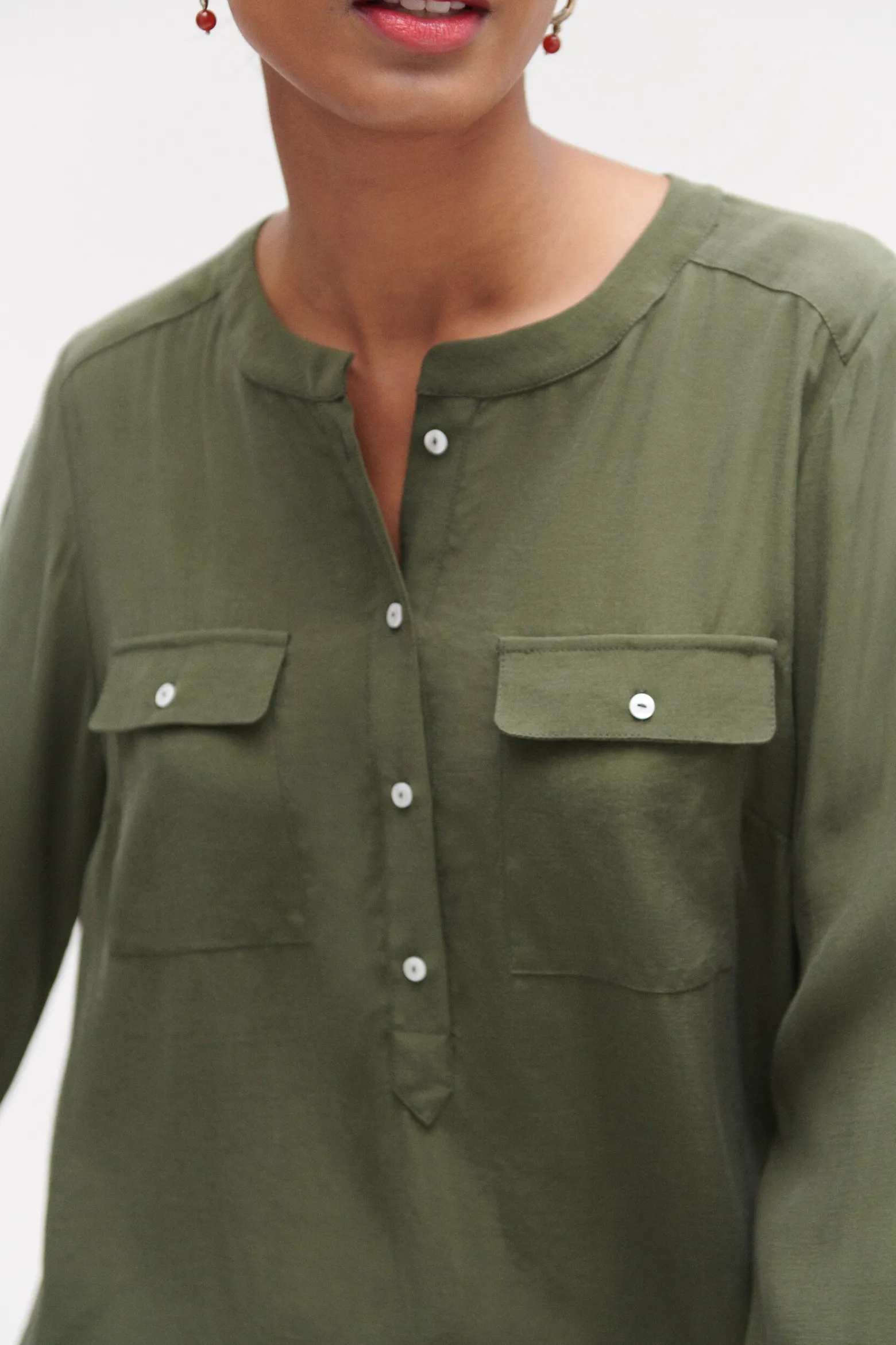 Blouse Texas A Col Tunisien Femme*CAROLL Best