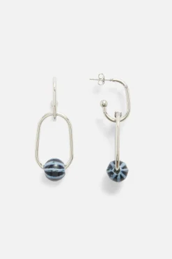 Boucles D'Oreilles Rosie Box Gris Argent Femme*CAROLL Hot