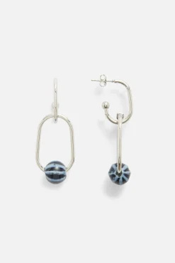 Boucles D'Oreilles Rosie Box Gris Argent Femme*CAROLL Hot