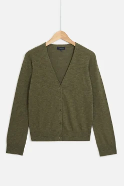 Cardigan Blondine Vert Kaki Femme*CAROLL Cheap