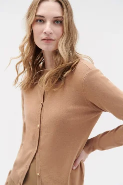 Cardigan Harold Camel Femme*CAROLL New