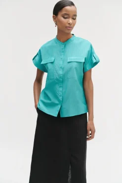 Chemise Allan Vert Emeraude Femme*CAROLL Best