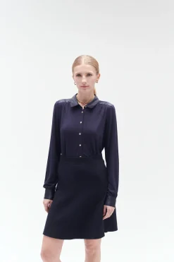Chemise Bi-Matiere Hector Femme*CAROLL Outlet