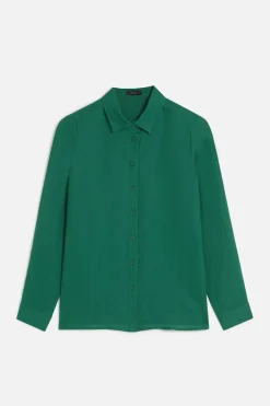 Chemise Brenda 100% Lin Vert Menthe Femme*CAROLL Fashion