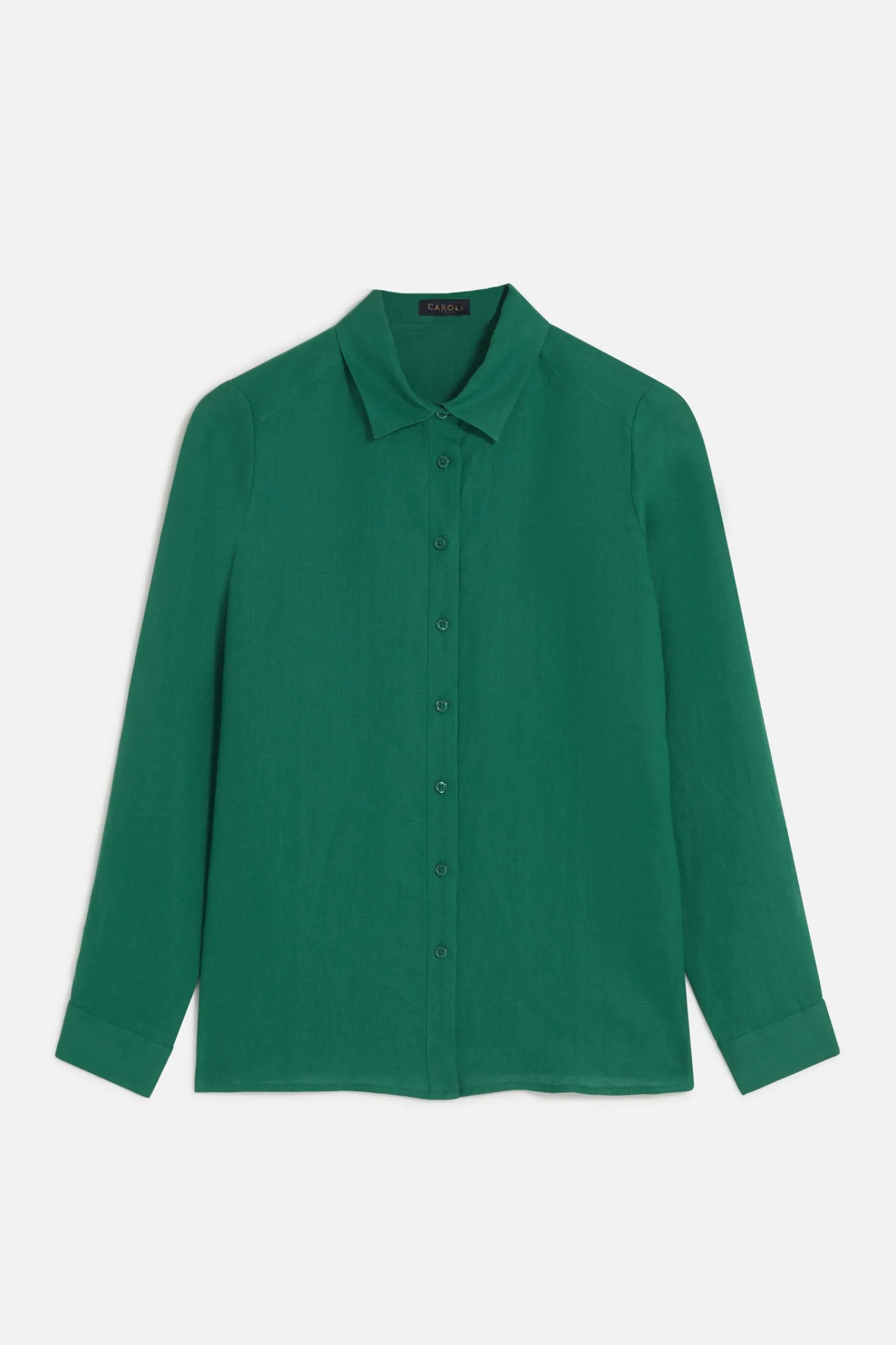 Chemise Brenda 100% Lin Vert Menthe Femme*CAROLL Fashion