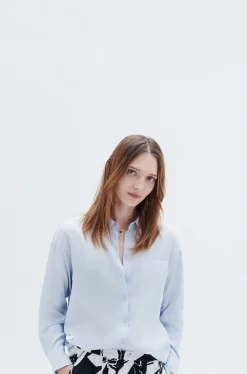 Chemise Cabin Bleu Ciel Femme*CAROLL Outlet