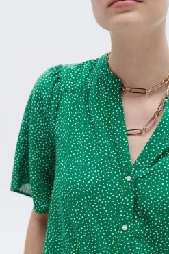 Chemise Carla3 Vert Menthe Femme*CAROLL Store
