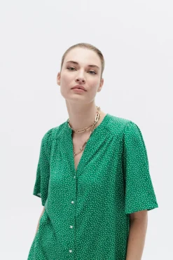 Chemise Carla3 Vert Menthe Femme*CAROLL Store
