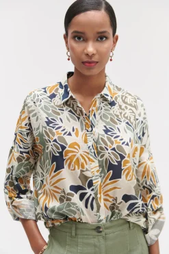Chemise Claude Imprime Tropical Femme*CAROLL Outlet