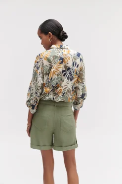 Chemise Claude Imprime Tropical Femme*CAROLL Outlet