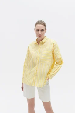 Chemise Claudine Jaune Femme*CAROLL Store