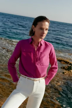 Chemise Eden Violet Femme*CAROLL New