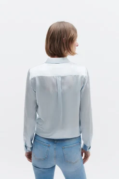 Chemise Jeanne B En Soie Femme*CAROLL Hot