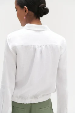 Chemise Livie 100% Lin A Nouer Femme*CAROLL Discount