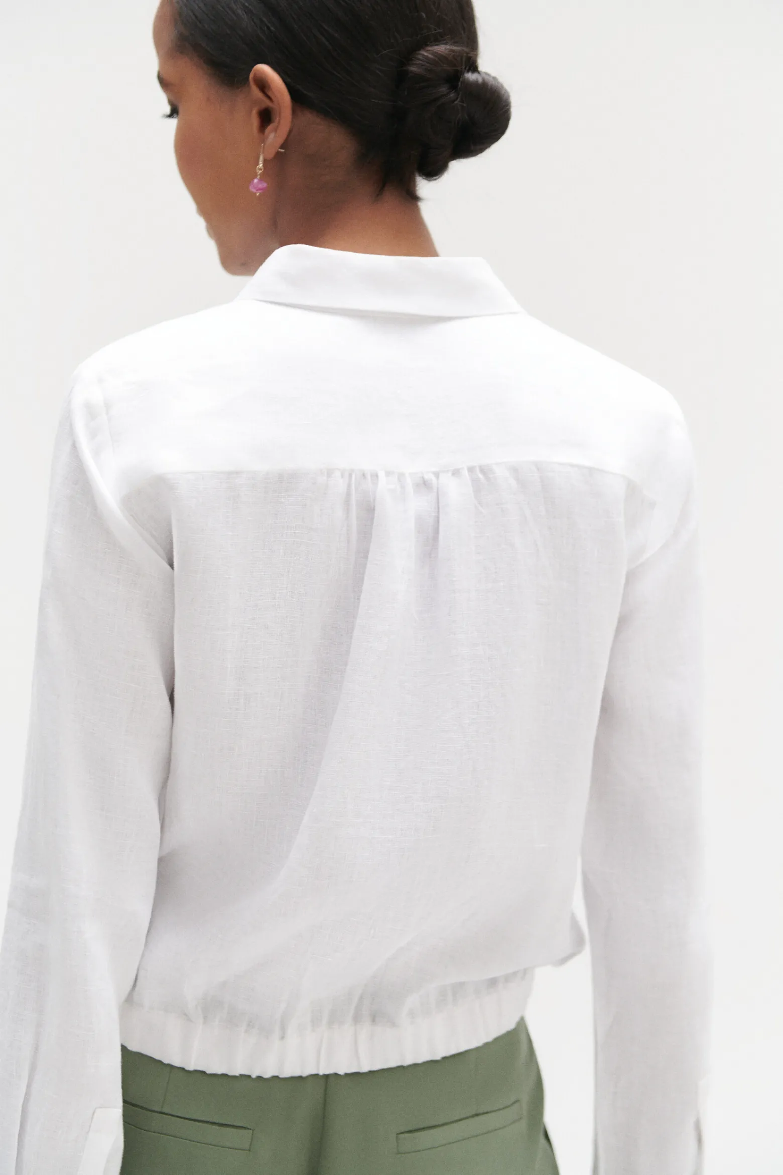 Chemise Livie 100% Lin A Nouer Femme*CAROLL Discount