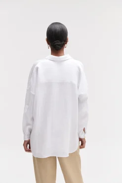Chemise Sandy Oversize 100% Lin Femme*CAROLL Clearance