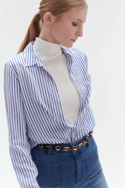 Chemise Tania Bleu Electrique Femme*CAROLL Hot