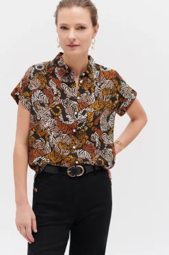 Chemise Tiana Tigre Femme*CAROLL Cheap