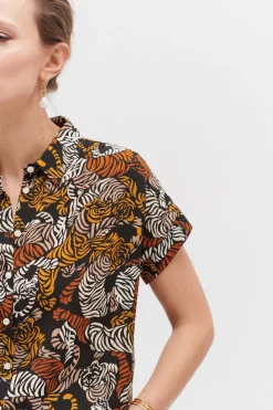 Chemise Tiana Tigre Femme*CAROLL Cheap