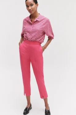 Chemise Zebra A Motif Graphique Rose Fushia Femme*CAROLL Shop