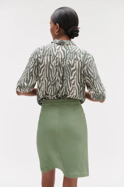 Chemise Zuma Zebree Vert Kaki Femme*CAROLL New