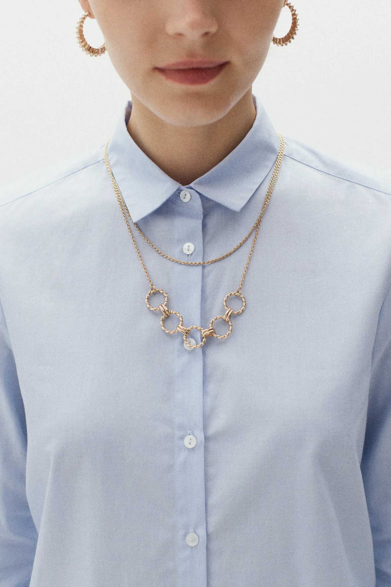 Chemisier Savana Bleu Clair Femme*CAROLL Cheap