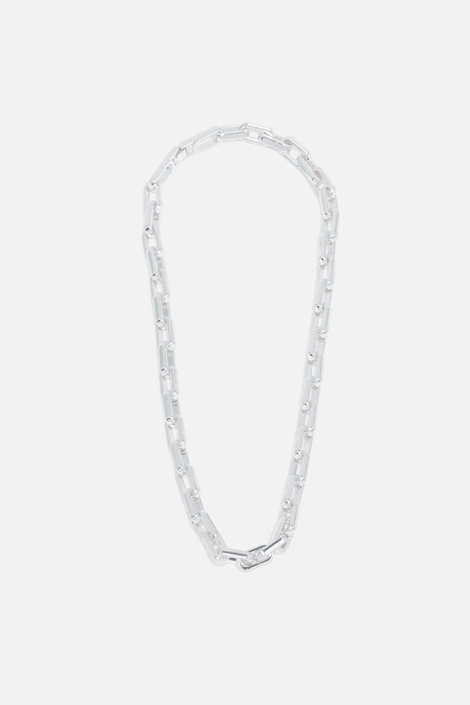 Collier Billann A Maillons Gris Argent Femme*CAROLL Store