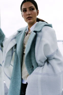 Echarpe Ario Gris Clair Femme*CAROLL Fashion