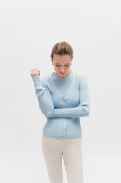 Gilet Jules Bleu Ciel Femme*CAROLL Store