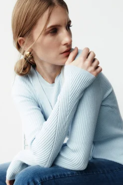 Gilet Jules Bleu Ciel Femme*CAROLL Store