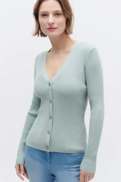 Gilet Jules Vert Clair Femme*CAROLL Best