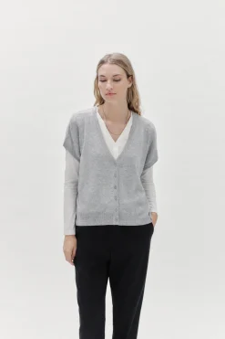 Gilet Lexie Gris Clair Femme*CAROLL Best
