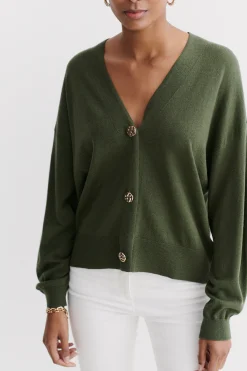 Gilet Valeria Vert Kaki Femme*CAROLL Cheap