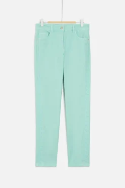 Jean Dalston Colore A Details Brodes Femme*CAROLL Cheap