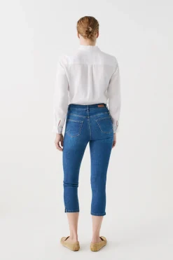 Jean Pantacourt Caleb B Denim Stone Femme*CAROLL New