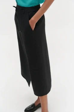 Jupe Eva Mi-Longue 100% Lin Femme*CAROLL Best