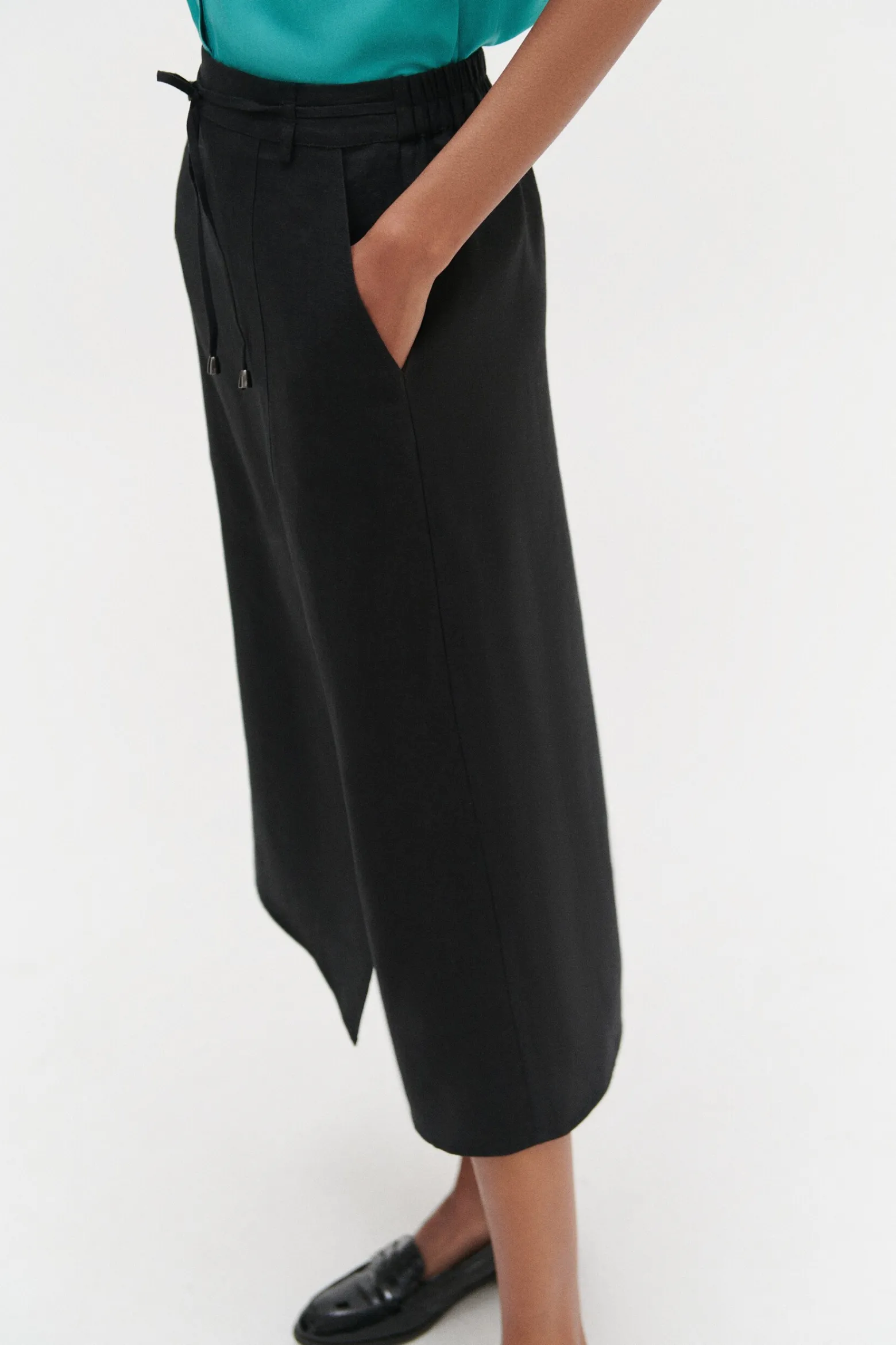 Jupe Eva Mi-Longue 100% Lin Femme*CAROLL Best