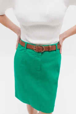 Jupe Lazuna B Vert Emeraude Femme*CAROLL Sale