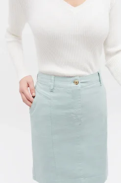 Jupe Lazuna B Vert Menthe Femme*CAROLL Clearance