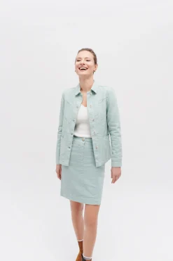 Jupe Lazuna B Vert Menthe Femme*CAROLL Clearance