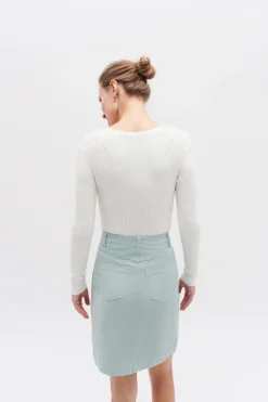 Jupe Lazuna B Vert Menthe Femme*CAROLL Clearance
