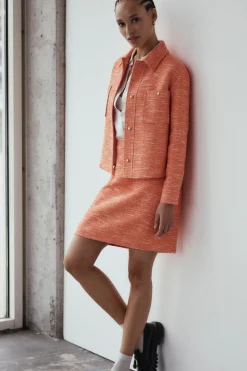 Jupe Mag En Tweed Femme*CAROLL Clearance